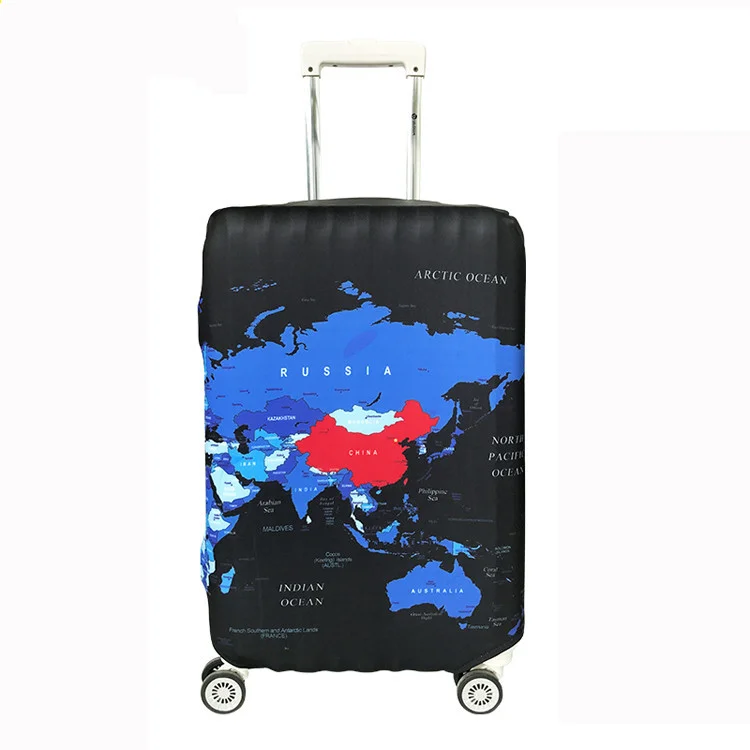 Luggage Protective Spandex Promotional Suitcase Polyester Elastic Luggage Cover