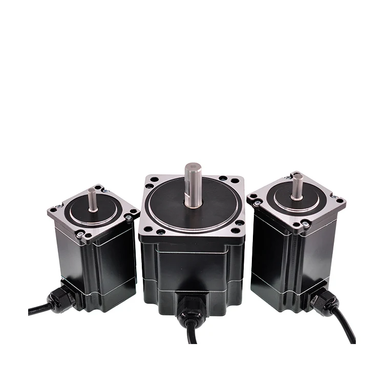  86x86mm Waterproof Ip65 Nema 34 Greenhouse Smooth Movement Low Inertia Stepper