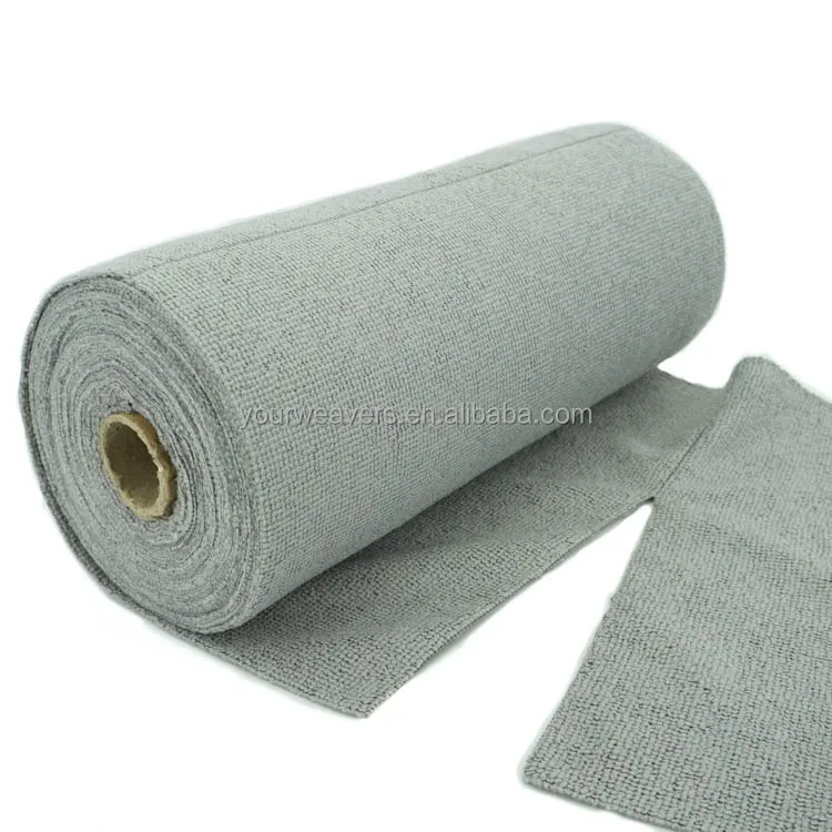 Custom 20pcs 200gsm 25cmx25cm Microfiber Towel Roll 80% Polyester 20%Polyamide Car Wash Cloth Micro Fiber Tear Away Towel Roll