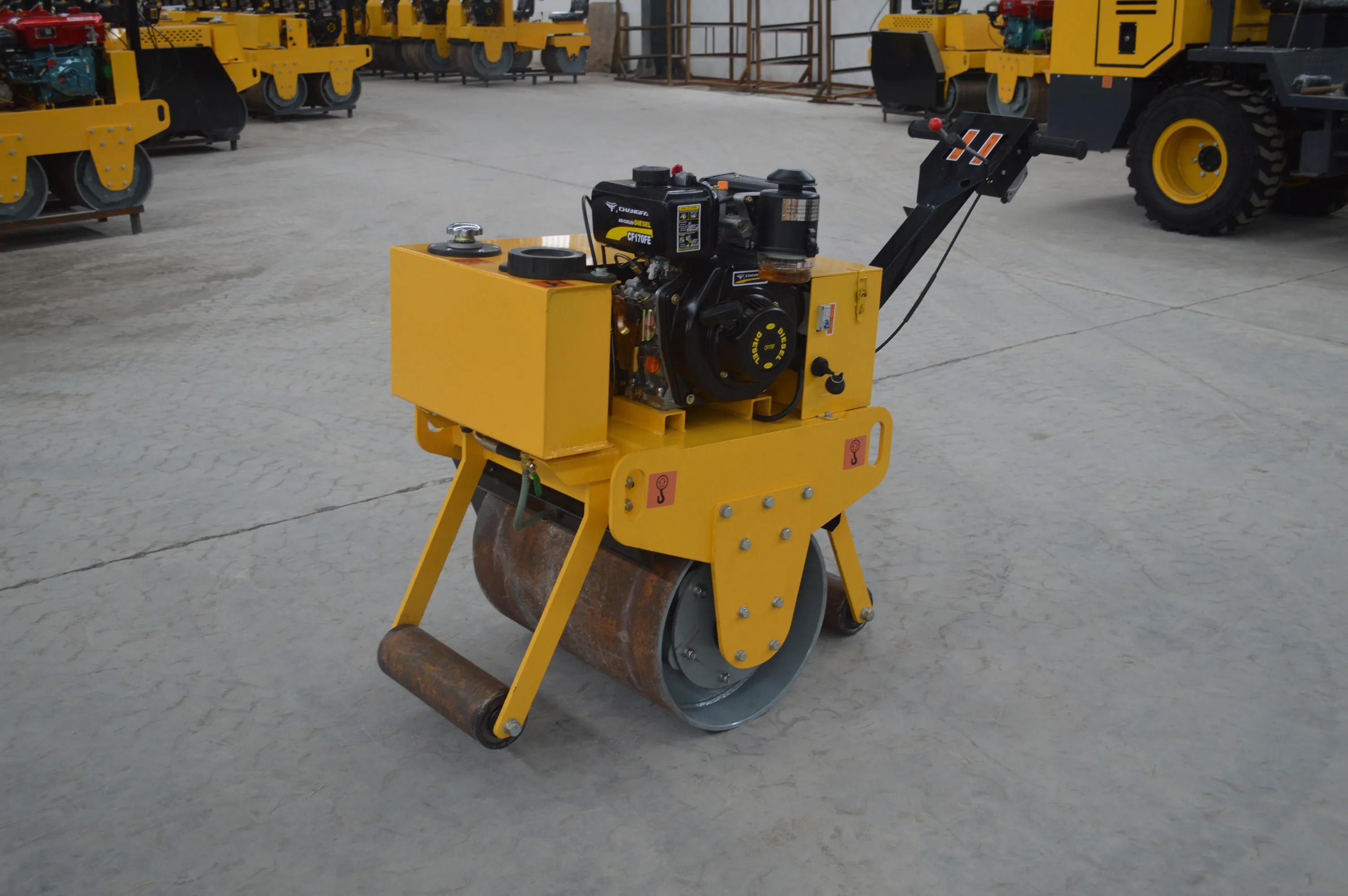 2024 Latest Model Handheld diesel single wheel roller simple operation