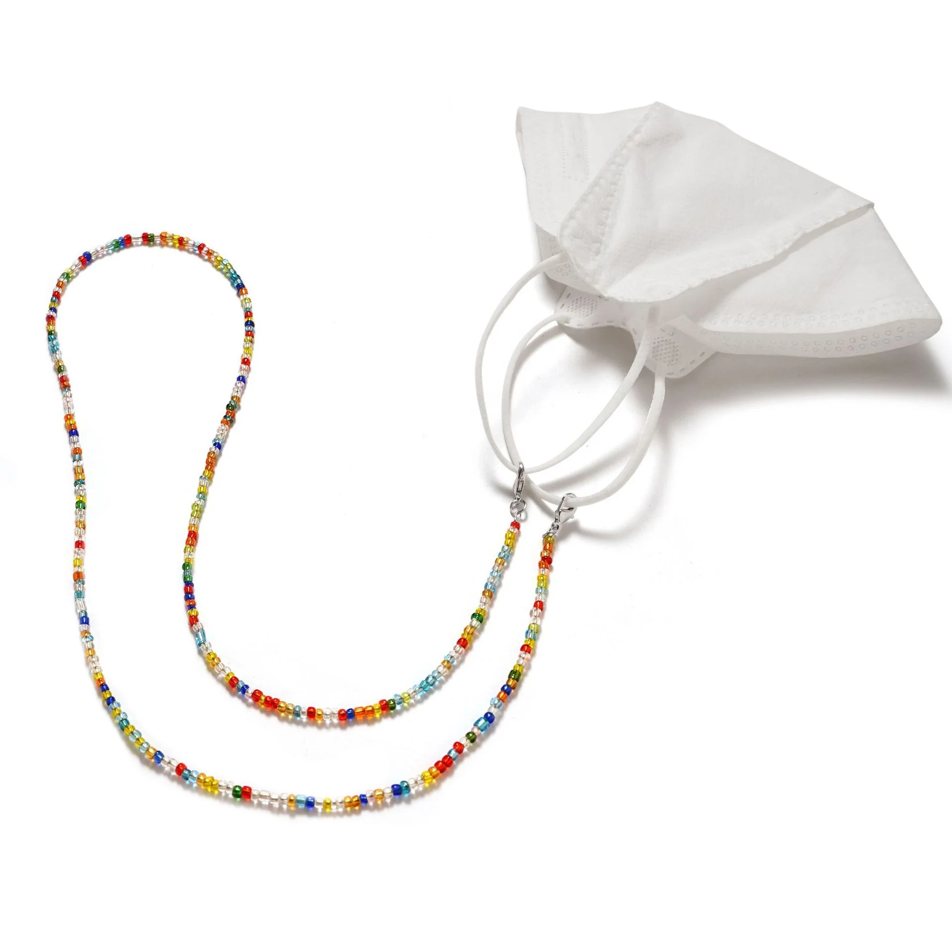 Fashion Seed Beaded Masking Chain  Sunglasses Cord Neck Straps Reading Glasses Chain Eyewear Chain