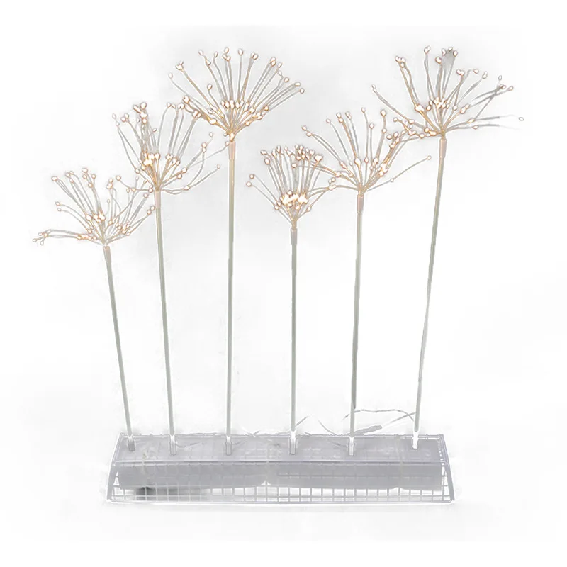 Wedding Props Road Guides Stars Fireworks and Ground Decorations Wedding Halls Copper Wire Lamps Rice Grain Lamps