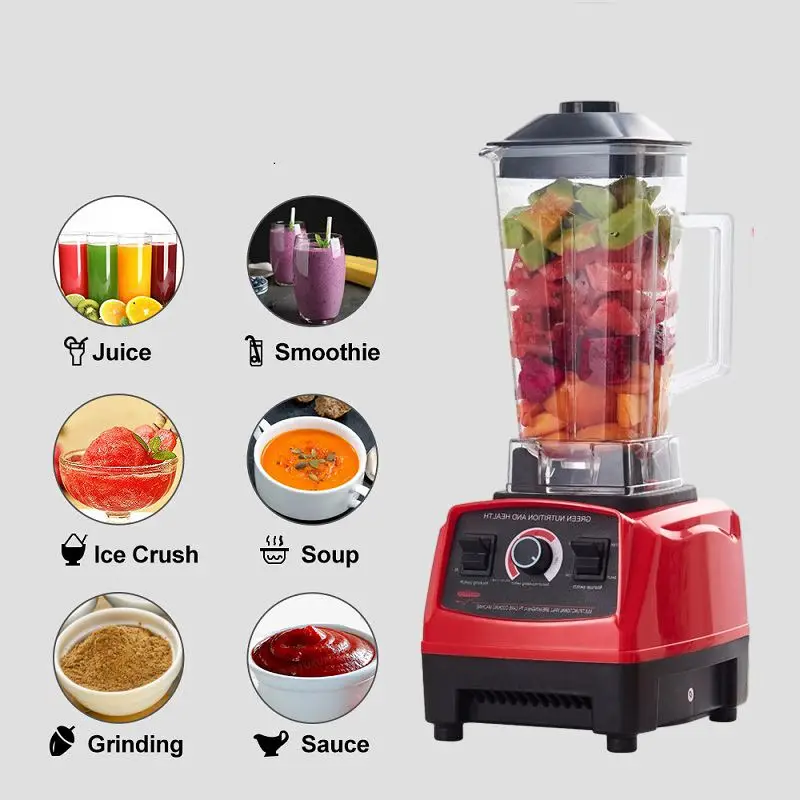 Heavy Duty Juicer Mixer Cake Dough Electric High Speed Power Home Blender/