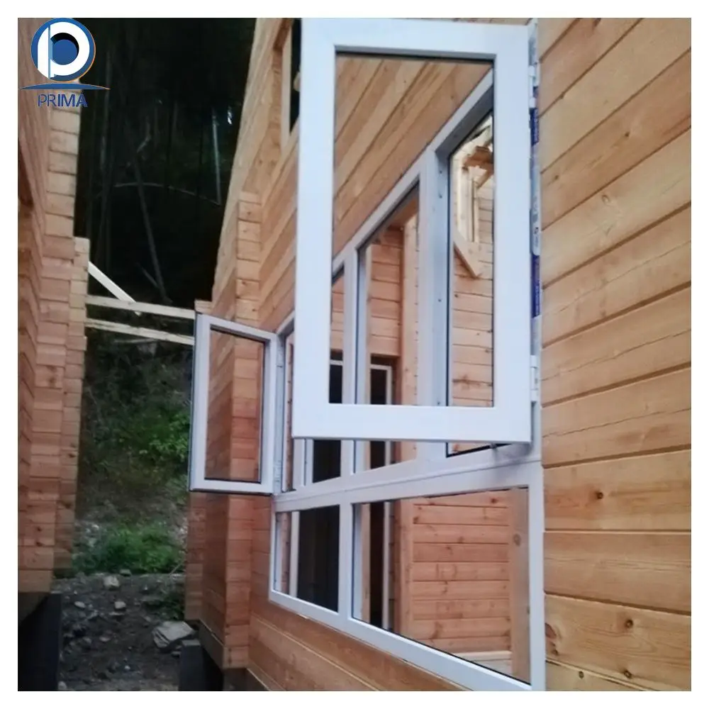 Prima Upvc Glass Window Simple Design Upvc Window Upvc Casement Window Waterproof