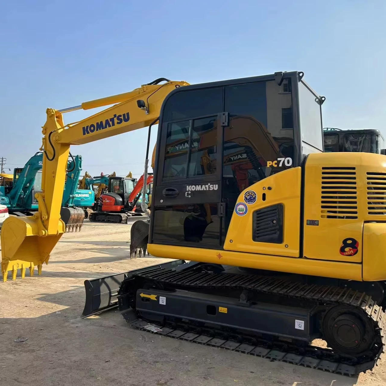 Лидер продаж оригинальная японская PC70-8 Komatsu 7T с отличной производительностью хорошее состояние лучшее послепродажное обслуживание по самой низкой цене