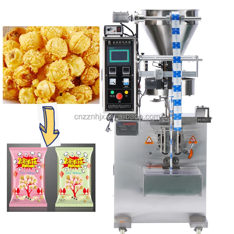 full automatic vertical coffee pod / sugar / candy / bean with back sealing counting machine