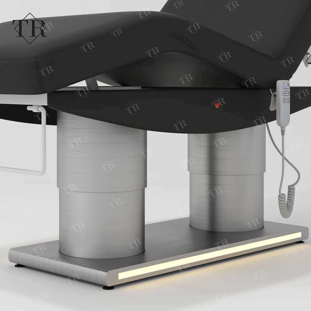 Turri Electric 4 Motor Foldable Massage Facial Folding Lash Spa Chair Recliner Adjustable Cosmetic Bed Cama De Masajes Electrica