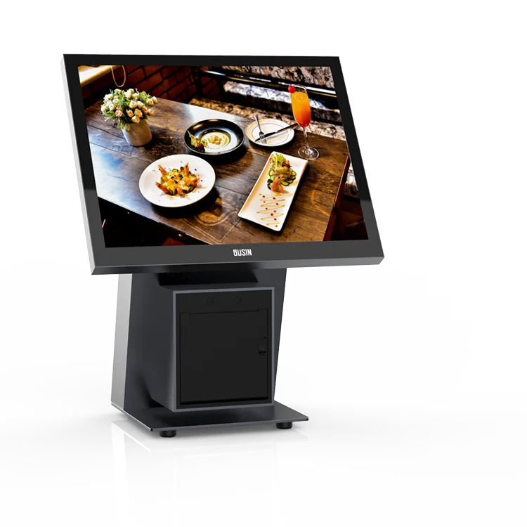 J6412 Win11 15.6 ' All in One Pos Terminal System windows Dual Screen Pos System Built-in Printer