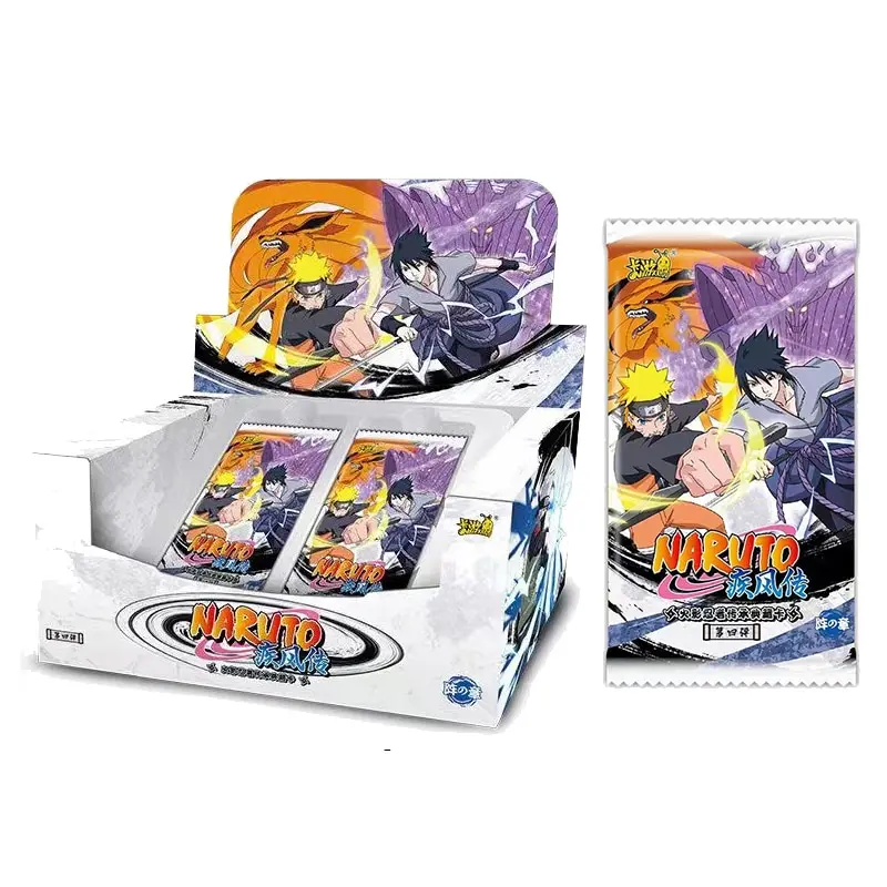 Kayou playing Cards narutoes Tier 4 Wave 4 collectible cards booster cheap playing trading card blinder Game Gift