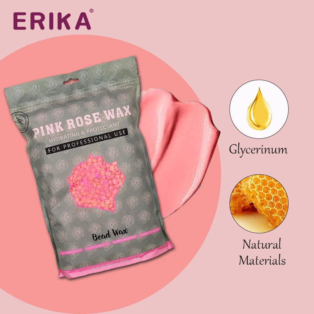 2.2LB/1kg Private Label Chocolate Painless Brazilian Hard Wax Beans Leg Hair Removal Smooth Gentle Bulk Sale