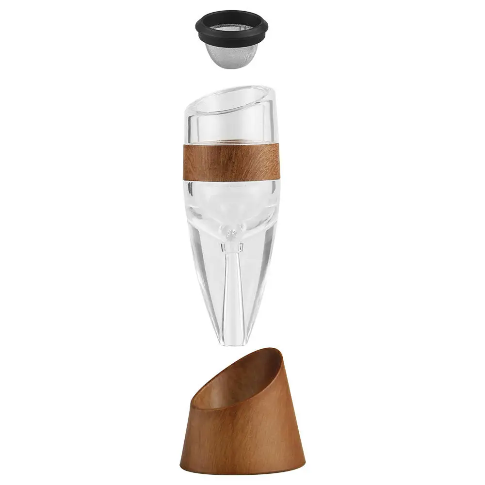 Travel Bag Diffuser Airarator Filter Aireators Pour Airrater for Red Wine Christmas Idea Gifts Wine Aerator Decanter Pourer
