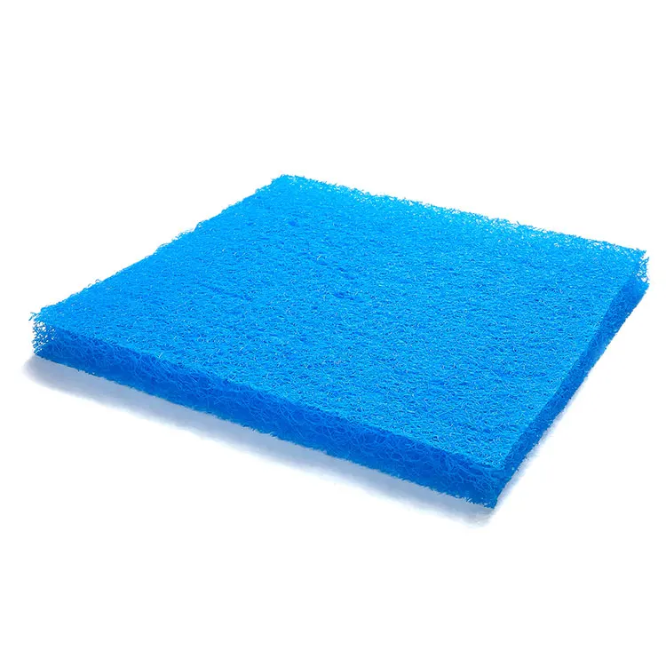 
OEM whit and blue color washable similar japanese water pond filter mat 