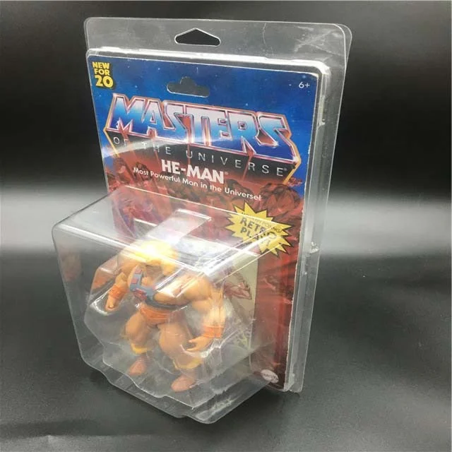 Action Figure Toy Display PET Blister Packaging Protector Case for Masters