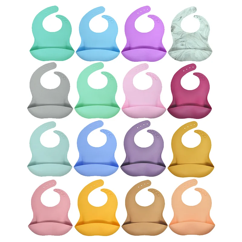 
Silicone Rubber Bibs Wholesale Non Toxic Safety Freckle Silicone Bib 