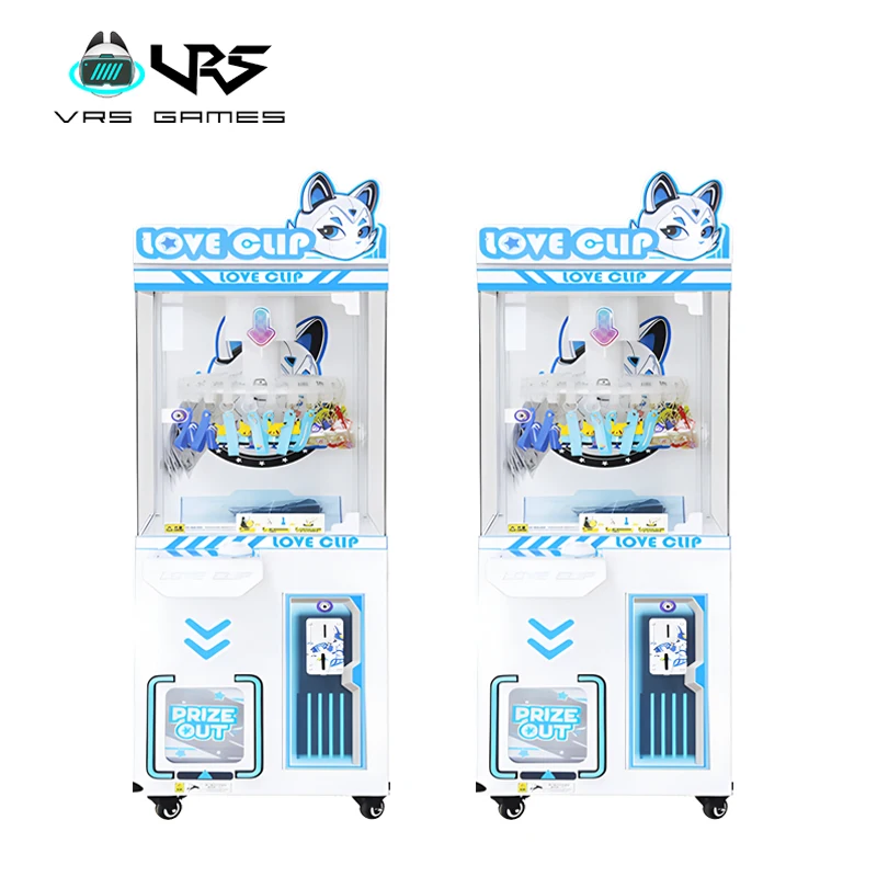 Wholesale Custom Cool Controllable Light Beautiful Automatic Candy Toy Snack Prize Vending Machine Claw For Kids