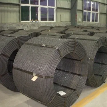 High Tensile Building Material 7 wire 15.24mm PC Steel Strand