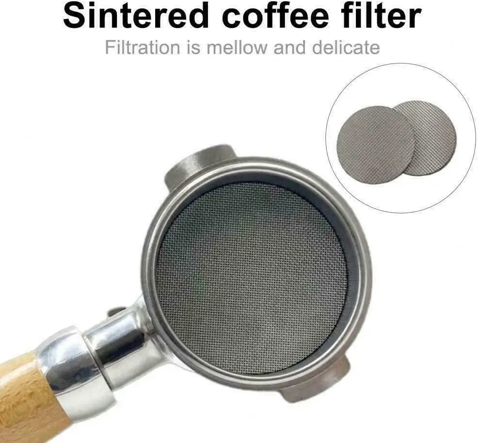 Stainless Steel Liquid Filter Disk Sintered Disc Micron Replacement Mesh Puck Screen for Coffee