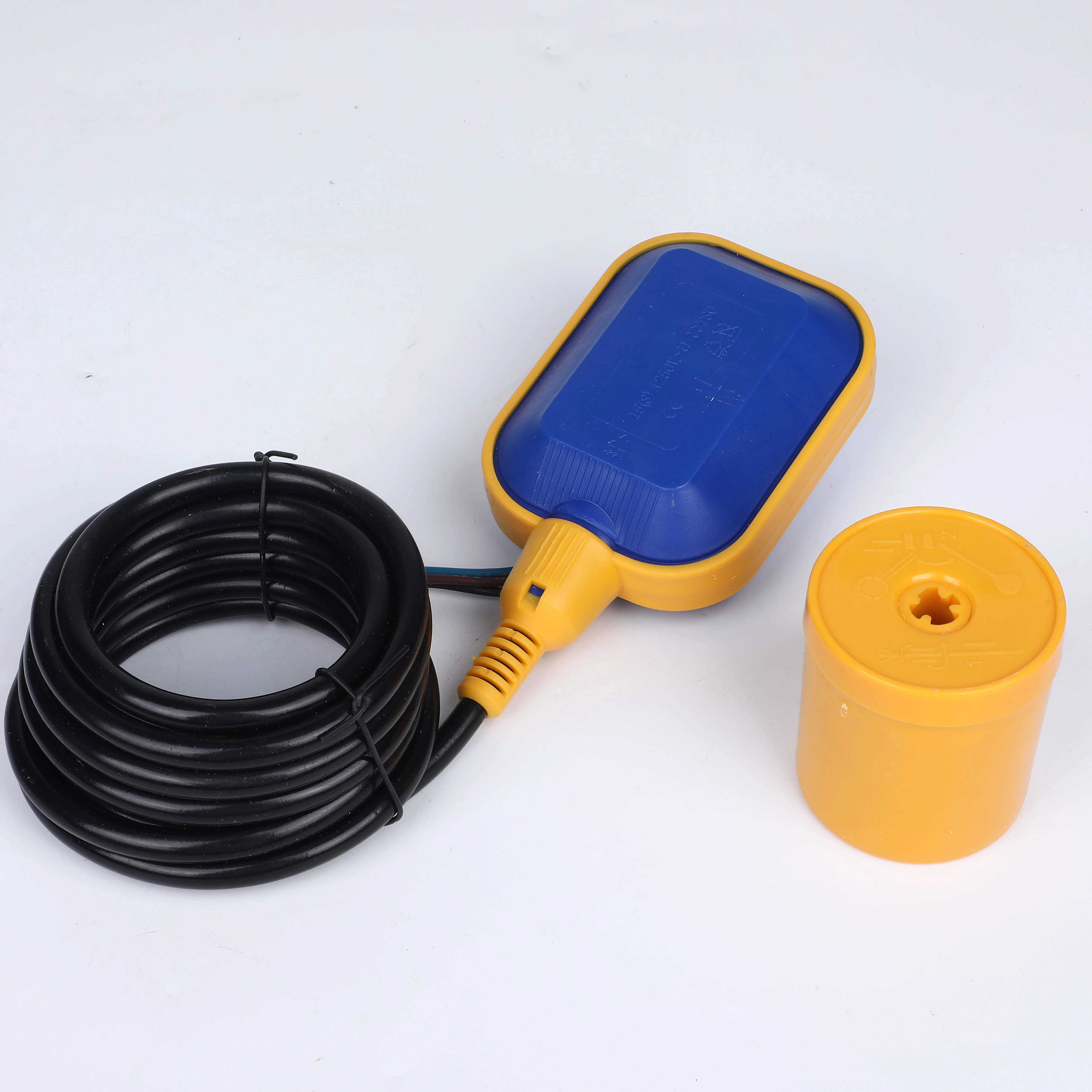 Mini oval type PP rubber float switch water level sensor