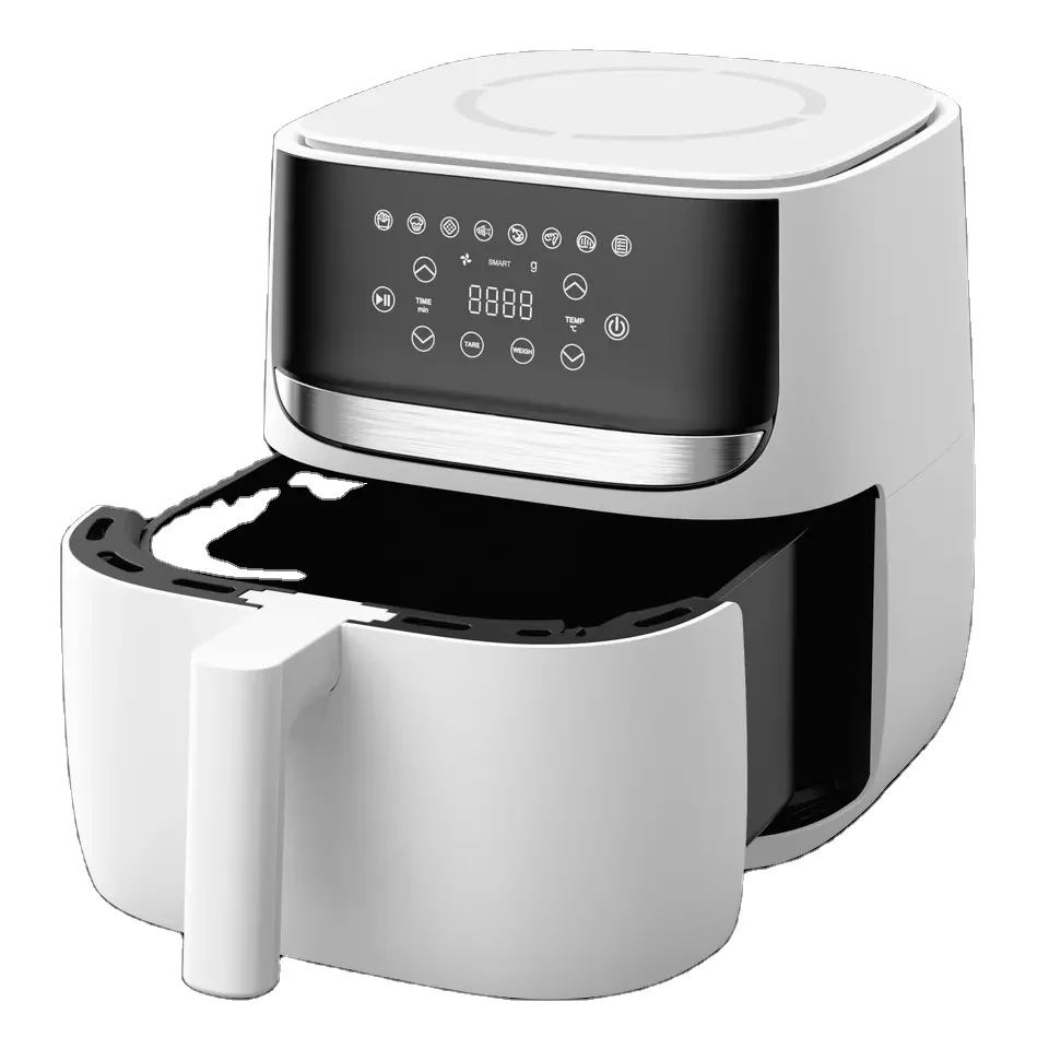 2023 hot sale Tuya wifi smart Air Fryer 4.5L-9L liter electric scale digital visible steam  air fryer with detachable basket