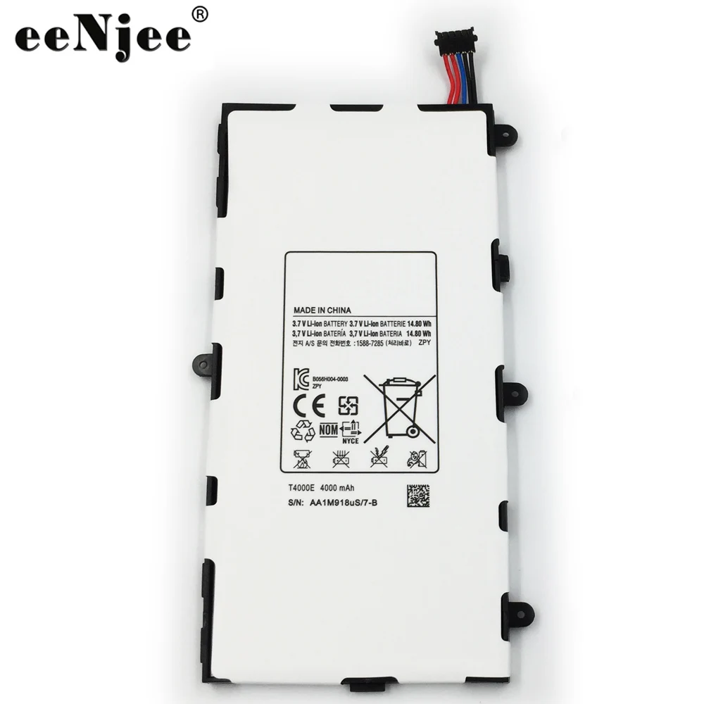  Сменный аккумулятор для планшетного ПК T4000E Samsung Galaxy Tab 3 7 0 SM T210 T211 T215 GT P3210
