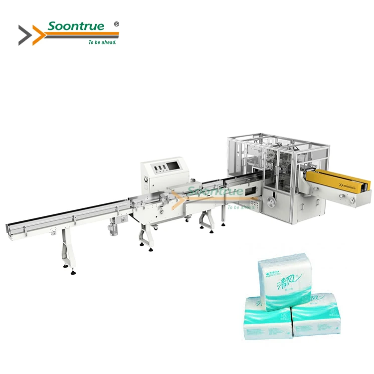 Soontrue  Factory Automatic  paper table napkin packaging machine