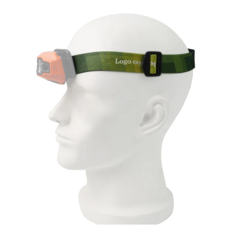 MOQ Custom Adjustable Nylon headlamp headband LED Climbing headlamp Headband Cycling Headlamp Headband Elastic