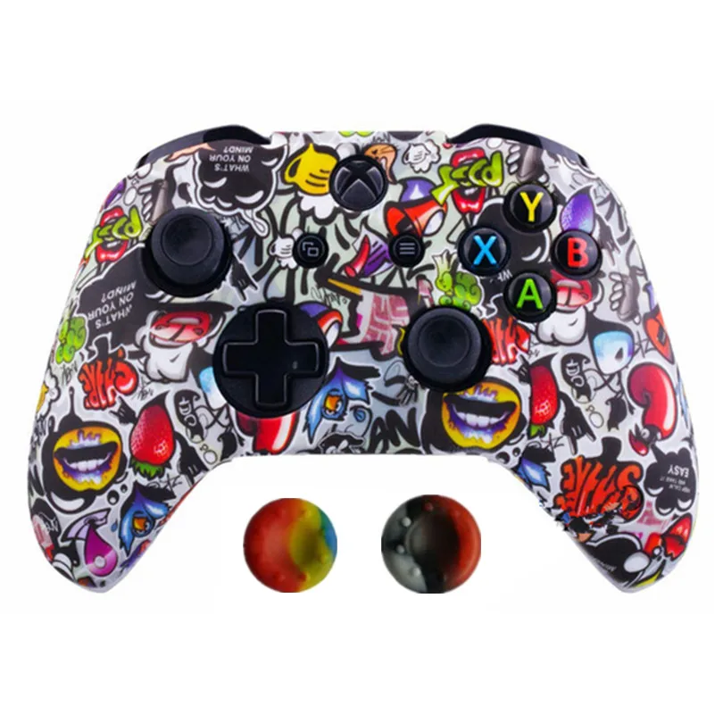 SYYTECH Thumbstick Grips Silicone Cover Case Joystick Cap for Xbox One Controller Gampepad Accessories