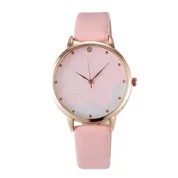 Hot Sale Leather Band  Women Watch Vogue Quartz Female Dress Watch