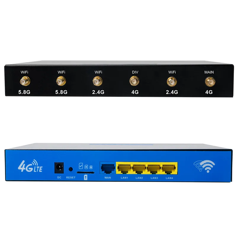 TUOSHI 4G industrial router 2.4G 5G wifi rtu dtu 4g router industry iot gateway industrial grade mobile hotspot 4g lte router