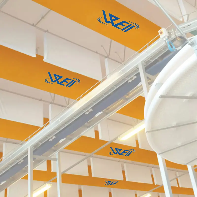 Flame Retardant Air Distribution System Draft Free Air Sock Textile Duct Ventilation Polyester Fabric Air Duct for Gymnasium