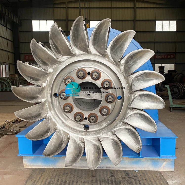 High Quality Turbine Hydropower Generator Pelton Turbine Generates 500 KW Pelton Wheel