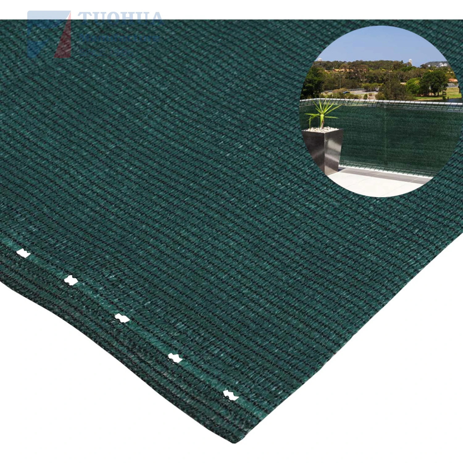 HDPE Material Anti Wind Net Outdoor Balcony Backyard Garden Privacy Fence Screen Shade Netting Cover for Sun Protection