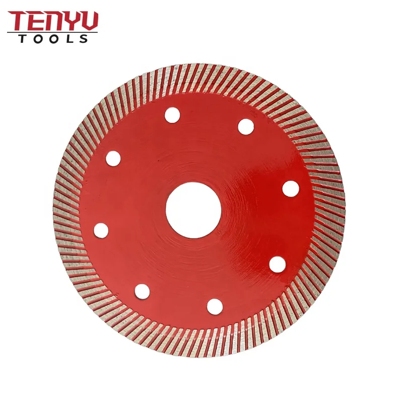 4 Inch Factory Direct Sale Turbo Ultra Thin High-end Tile Cutting Disc Ceramic Porcelain Sintered Diamond Saw Blade