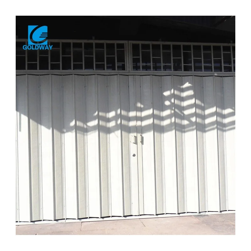 China steel accordion hurricane shutters folding door for warehouse