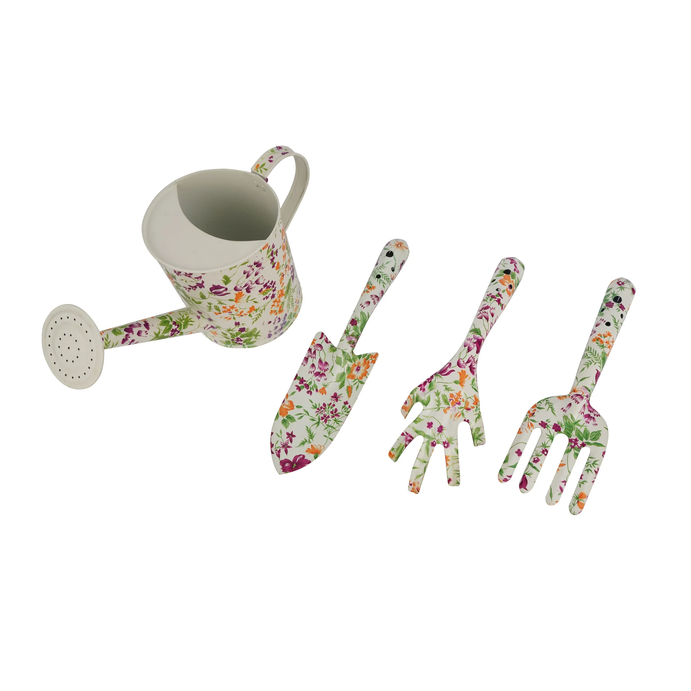 Light Weight Garden Hand Held Small Tool Kits Sets Digging Shovel Trowel Leaf Rake Fork Watering Bucket Can