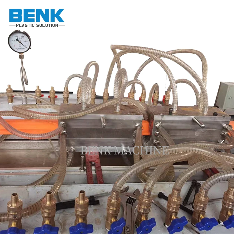 PVC Window Extrusion Machine WPC Wood Plastic Profile Vacuum table high output for WPC Profile Extrusion Line