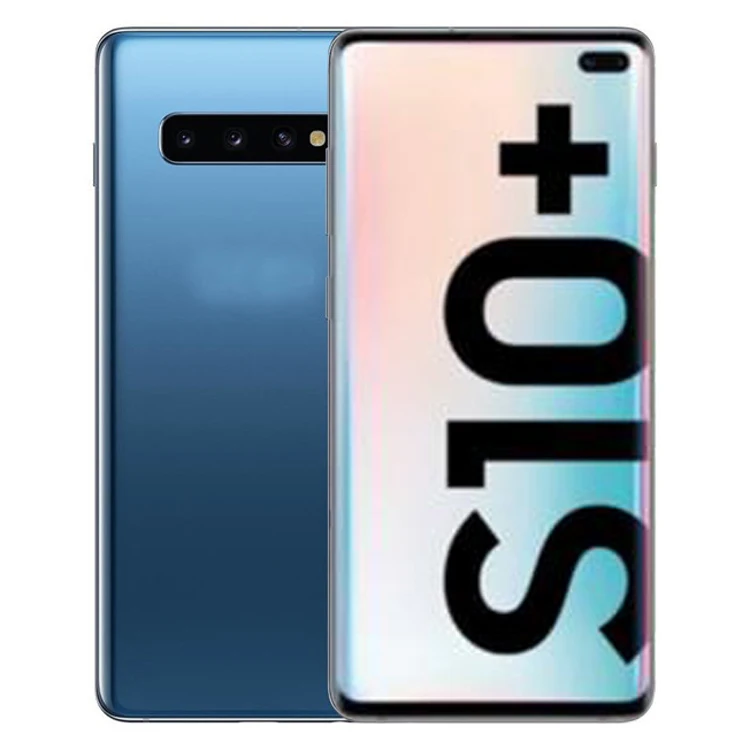 Для Samsung Galaxy S10 + S10 Plus G975F G975U Восстановленный 6,4 дюймов Восьмиядерный 8 ГБ ОЗУ 128 Гб ПЗУ 16 МП 4G LTE смартфон 1 шт.