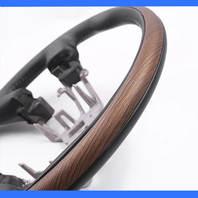 Patrol y62 steering wheel cover mahogany interior original replacement parts interior modification accessories for Nissan