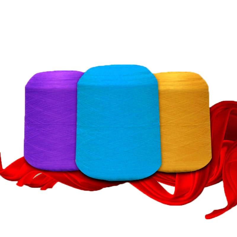 China Manufacturer fancy sausage yarn 1/3.8S 65% Polyester 35% Nylon Blended Yarn for for Knitting Weaving Dyed yarn