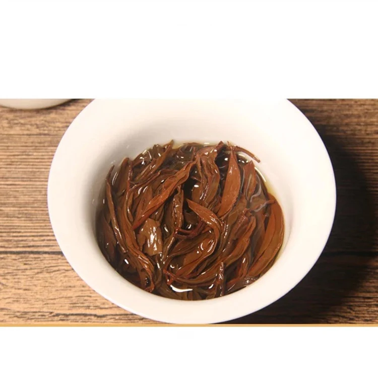 Boutique wholesale supply chinese fresh organic black tea leaves canned packaging