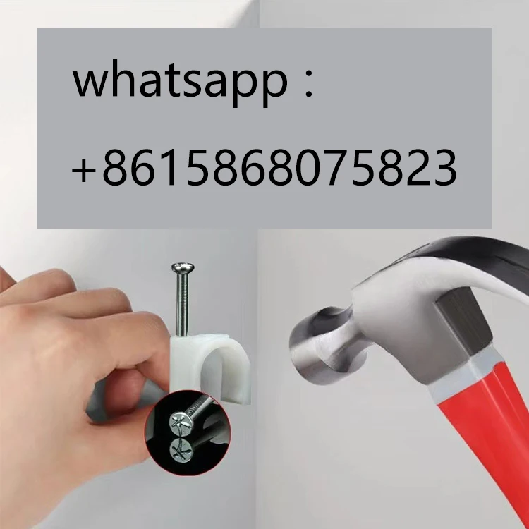 Plastic nylon cable fixing clip holder wire fixed clips