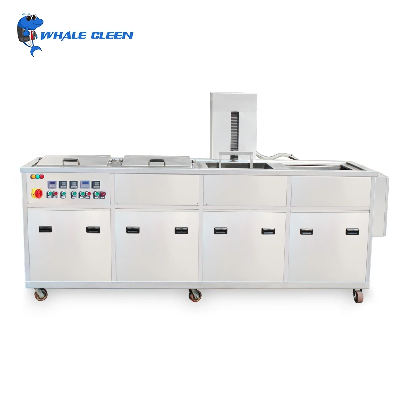 Blue Whale Factory 10800W 540L Ultrasonic Cleaner For SaleDigital Four Tanks Industrial Multi-function Ultrasonic Cleaning Bath