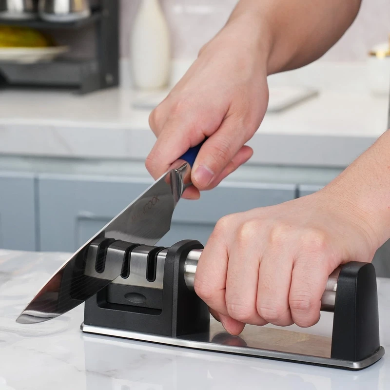 Maxcook 2024 новые продукты 2-этапные аксессуары инструменты для заточки ножей Многофункциональная точилка кухонные и гаджеты