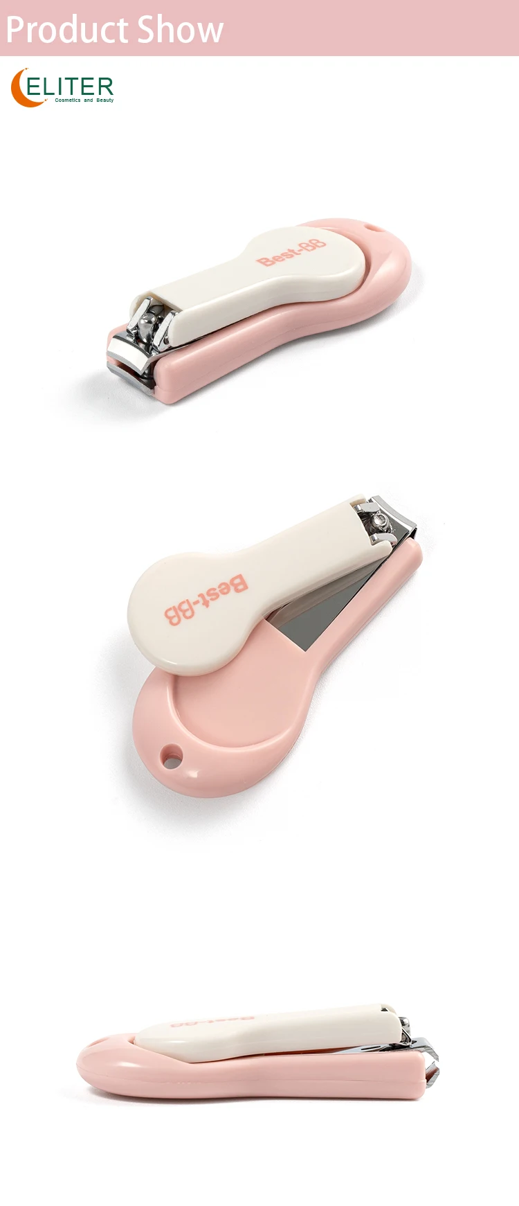 Eliter Hot Sell In Stock Cute Safe Use Baby Nail Grinder Babi Nail Clipper Set Babi Pedicure Newborn Grooming Kit