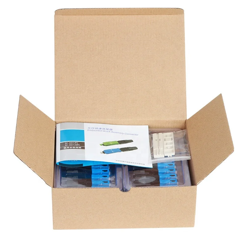 best price for  fiber cable quick connector  ftth sc upc /sc apc fast connector