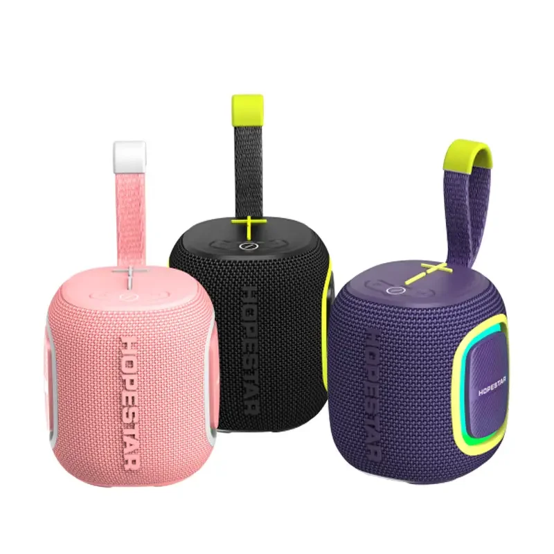 New model HOPESTAR P66  outdoor portable wireless speakers with led