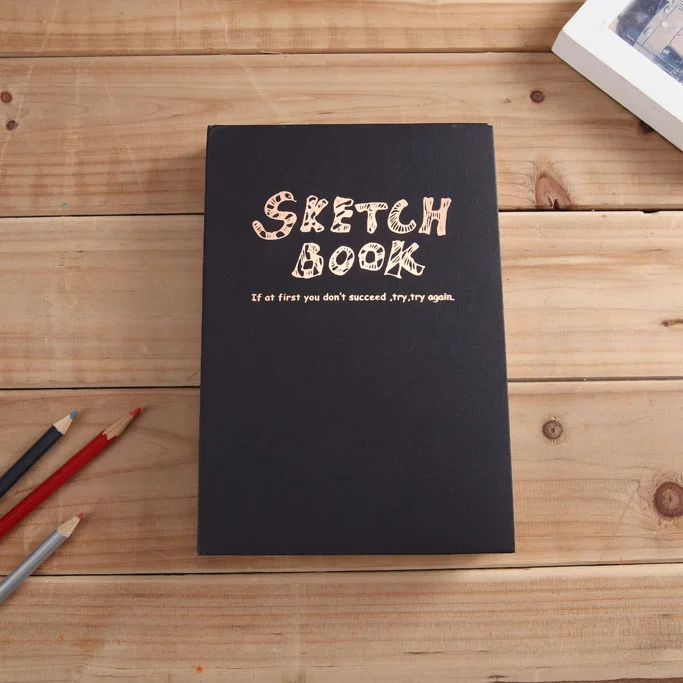 Rustic Bound Sketchbooks, 142x210mm, Open flat, POTENTATE Quality Drawing Paper for Pencil, Ink