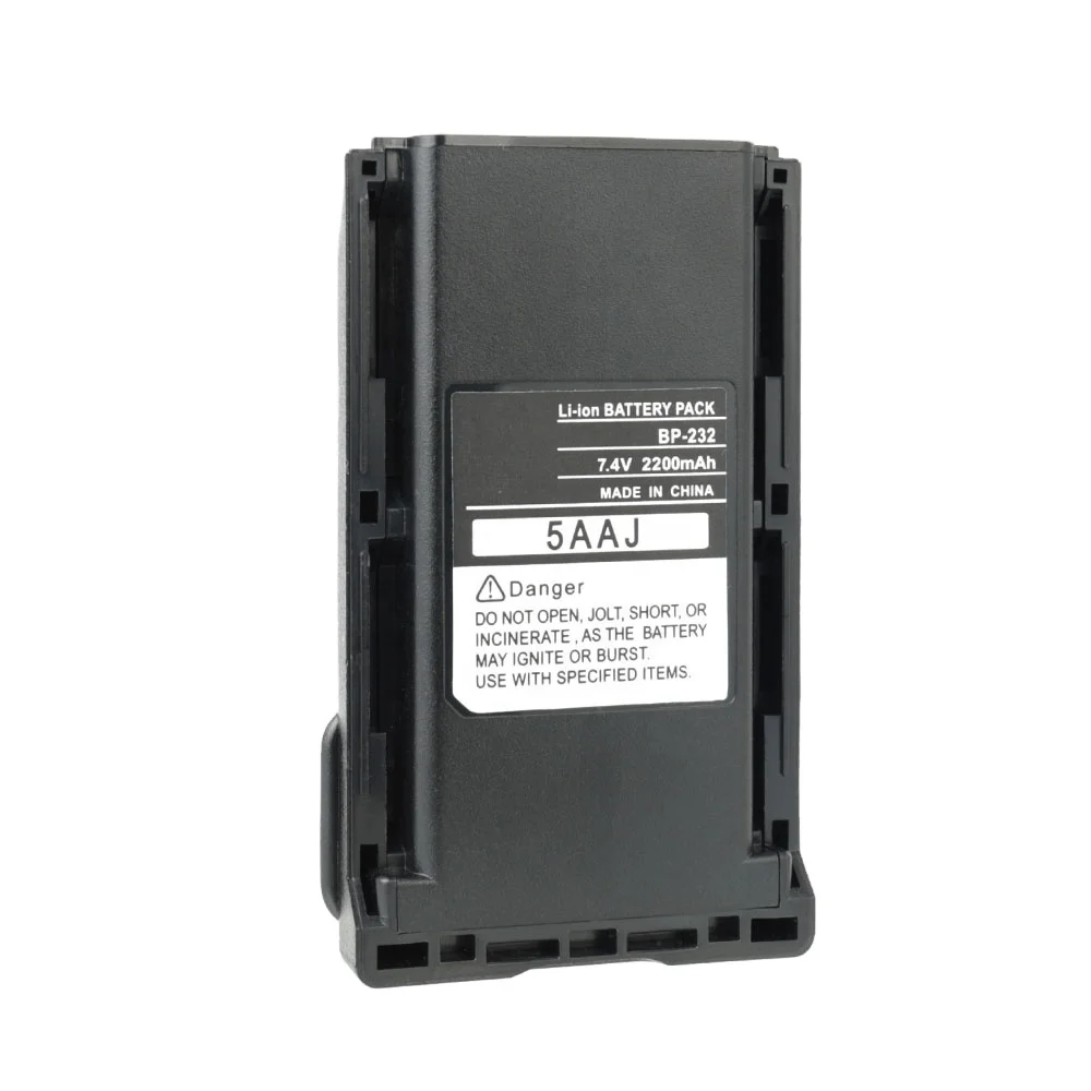 IC-24 IC-F14 15 33GS 43GT Walkie Talkie Battery for I-com LI-ION BP232 I-COM Two Way Radio Rechargeable Battery