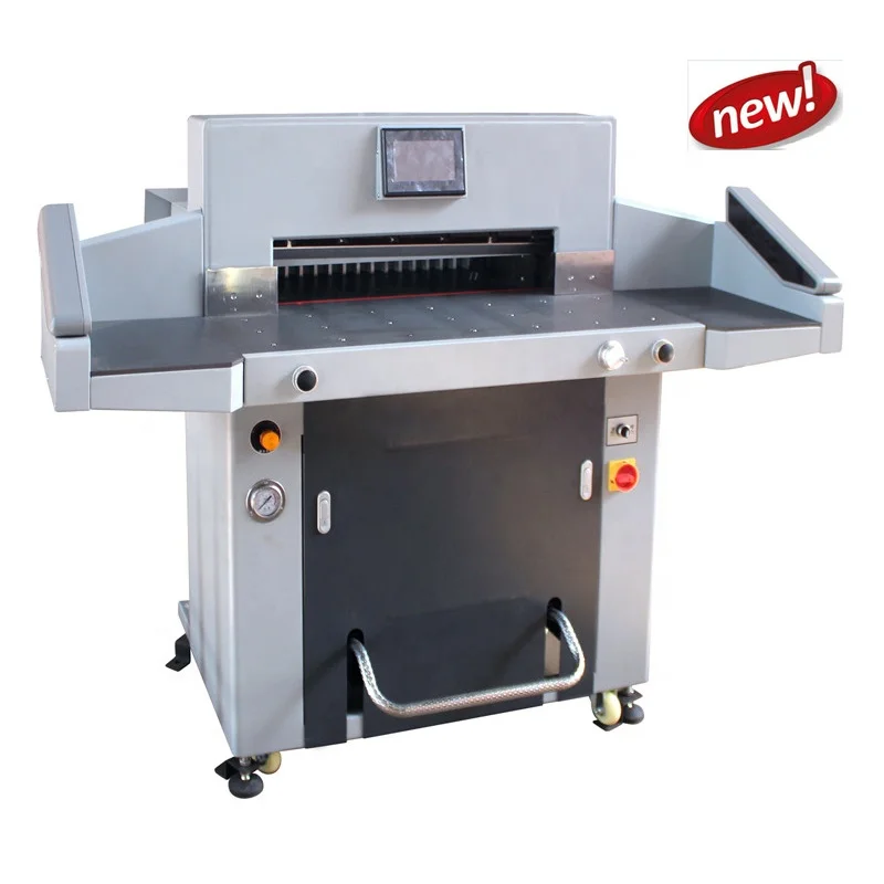 H720RT Hydraulic guillotine paper cutter cutting Machine with side table & air pump & air ball