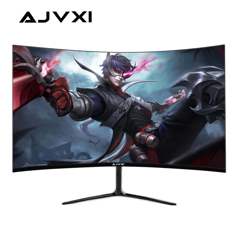 New Product 24 Inch Monitor Black 1920*1080 Led Screen 144hz Computer Curve Gaming Pc Monitor